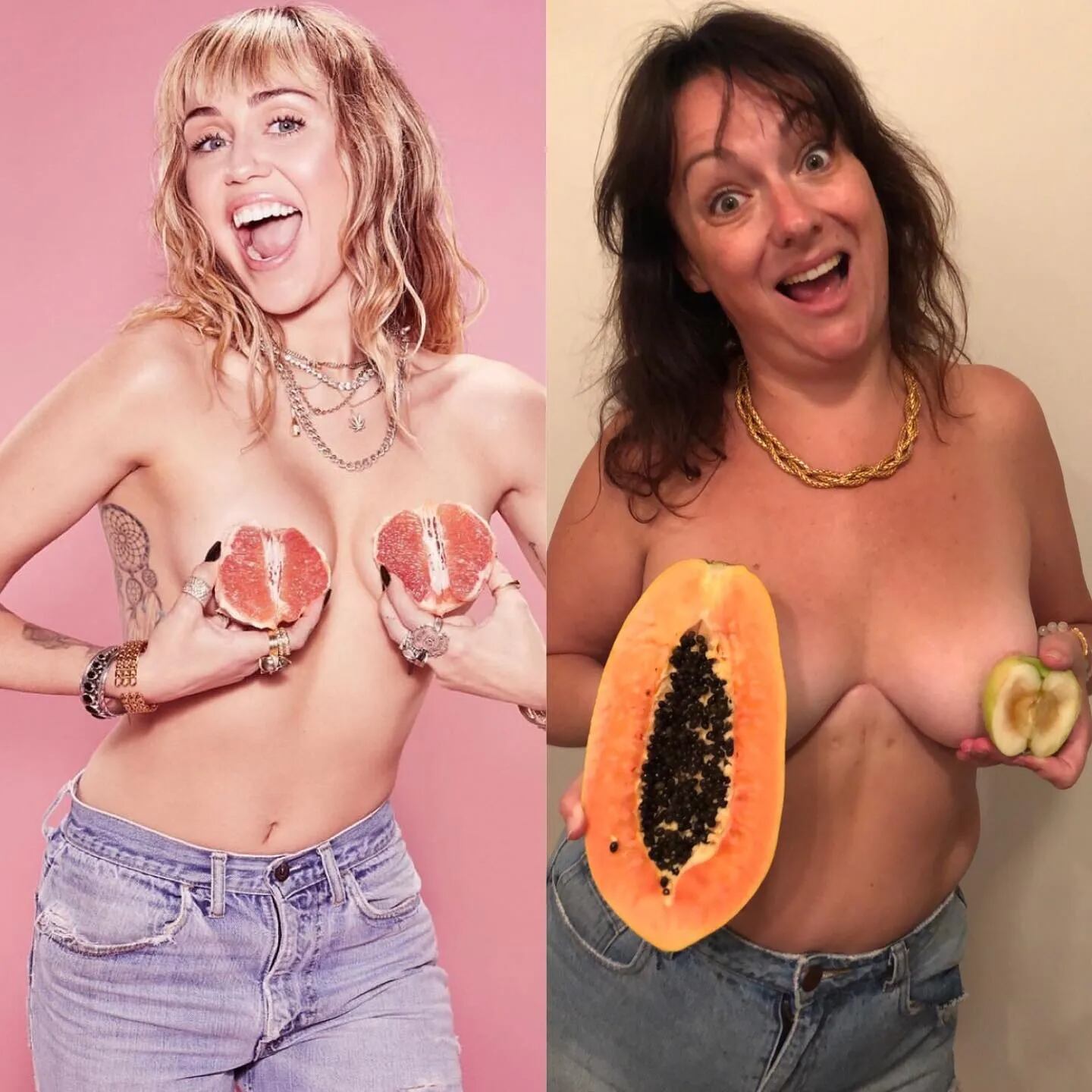 Celeste Barber, la influencer que se anima a destrozar con humor las fotos perfectas de los famosos internacionales.