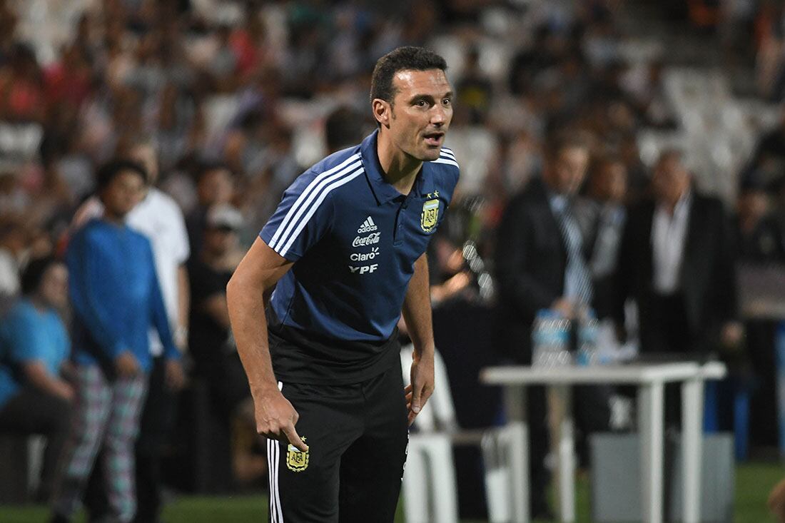 Lionel Scaloni, DT de la selección argentina. 