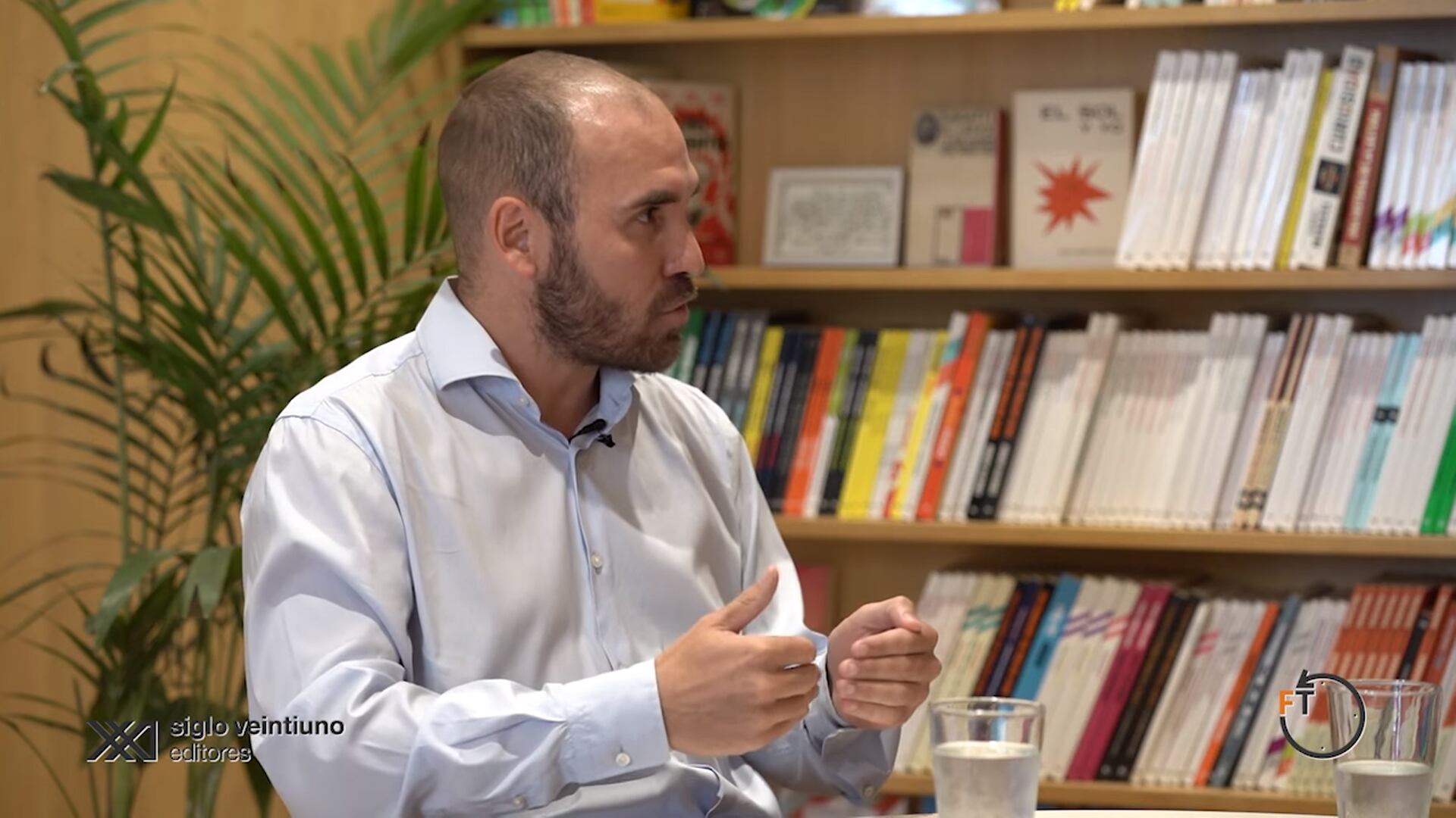 Martín Guzmán en "Fuera de Tiempo". Foto Captura: Youtube/Otro Periodista