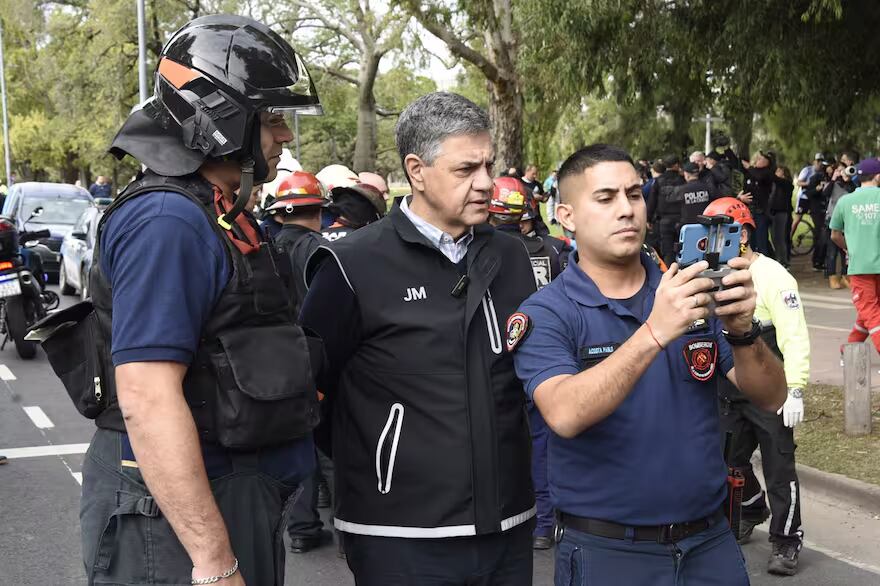 El jefe de gobierno porteño aseguró que los pacientes “están bien atendidos”. Gentileza: La Nación.