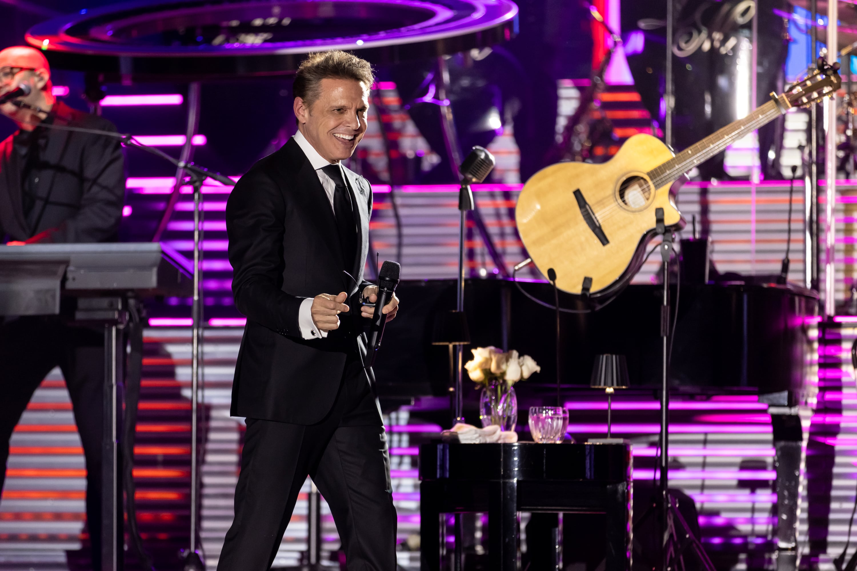 Luis Miguel en la cena de gala en La Rural (Fotos: @chuleval).