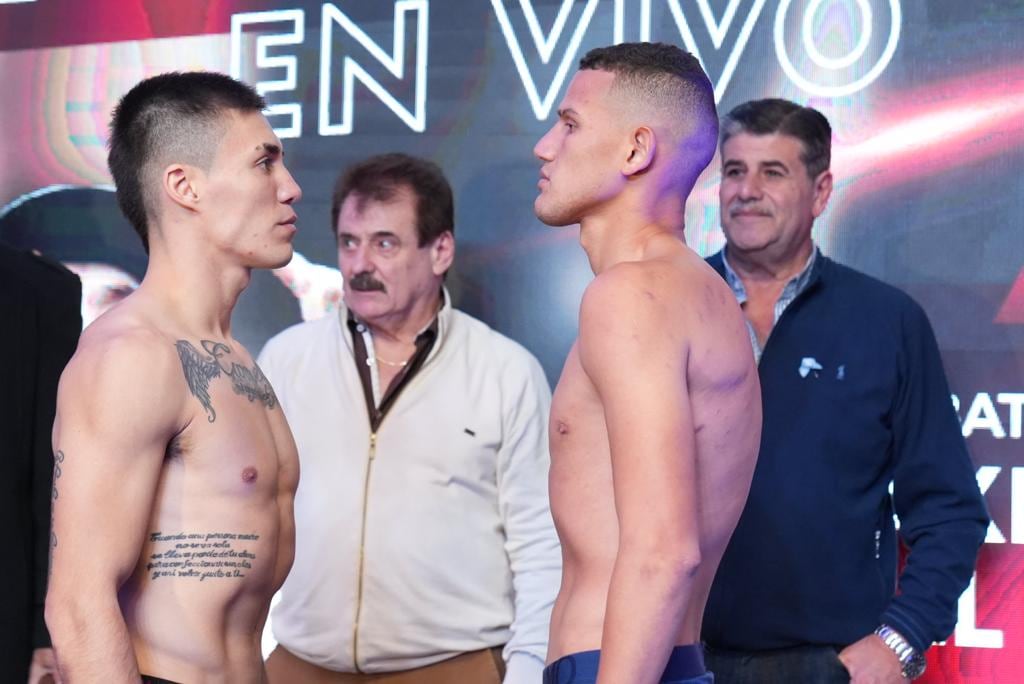 Maximiliano Segura y al venezolano Kelvinyer Salazar. El viernes se enfrentarán por el título superligero Feconsur del Consejo Mundial de Boxeo (CMB)