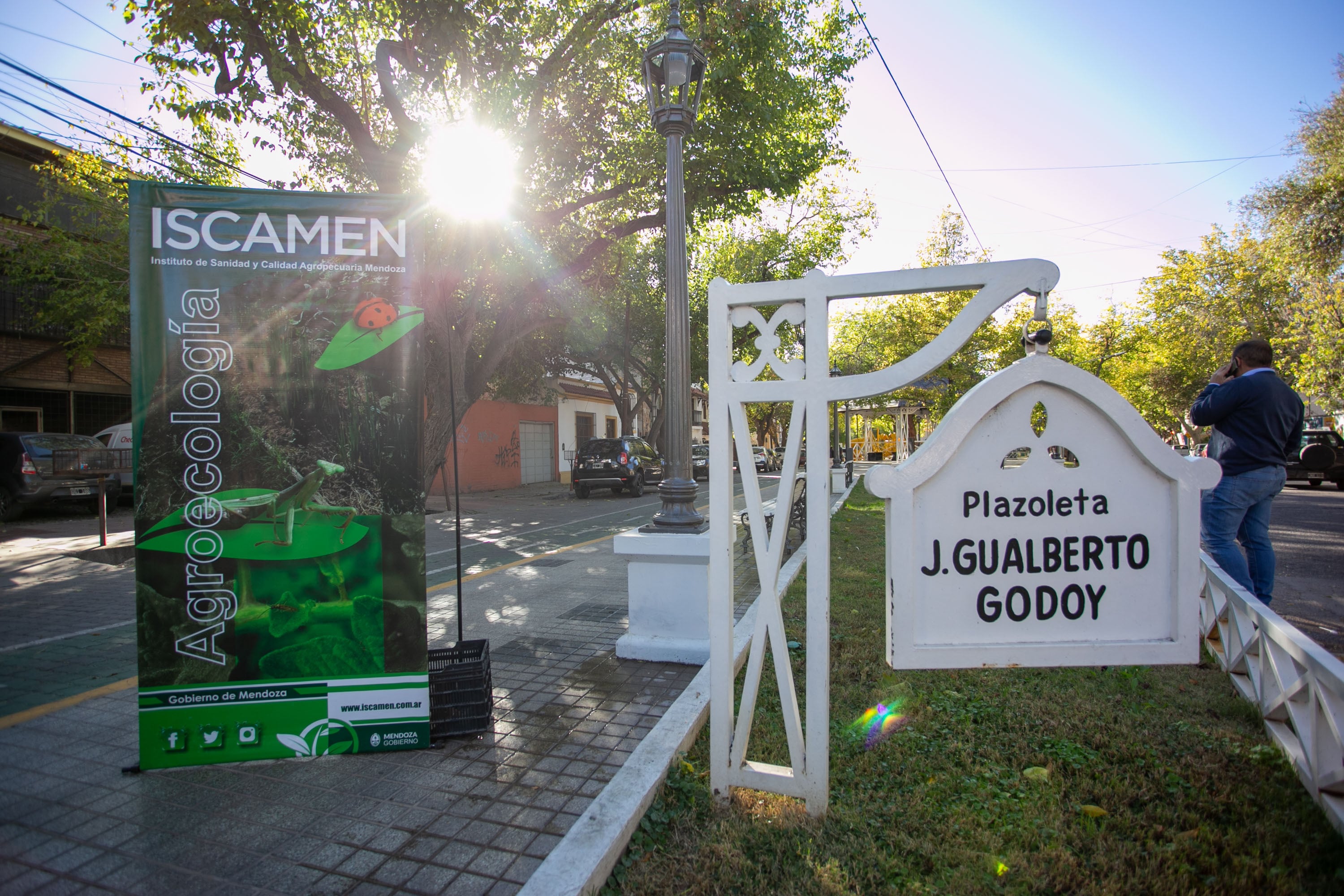 La Ciudad lanza el Programa de Controladores Biológicos de Plagas. Foto: Municipalidad de Mendoza.