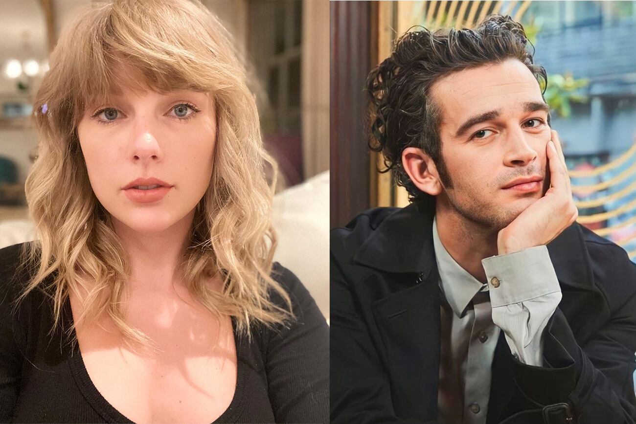 Taylor Swift y Matty Healy. (Foto: Instagram)