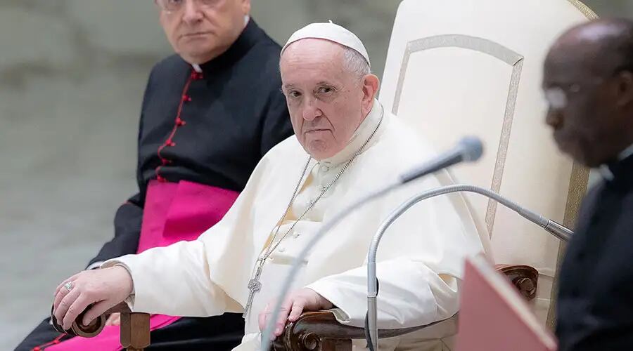 Papa Francisco desde el Vaticano.