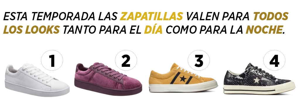 Zapatillas ideales para todo el día. 