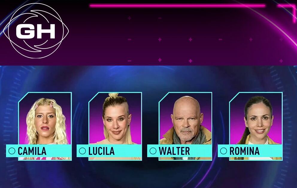 Los cuatro nominados de Gran Hermano