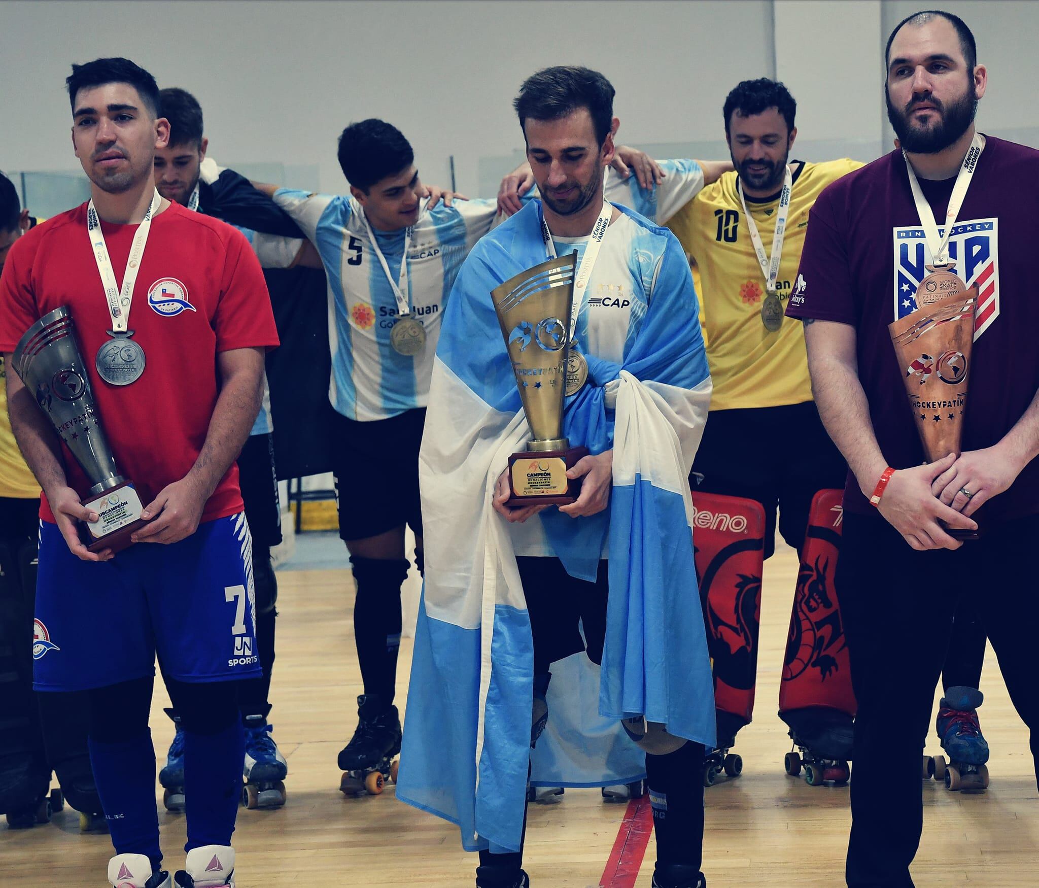 Argentina senior campeón Panamericano de hockey patin