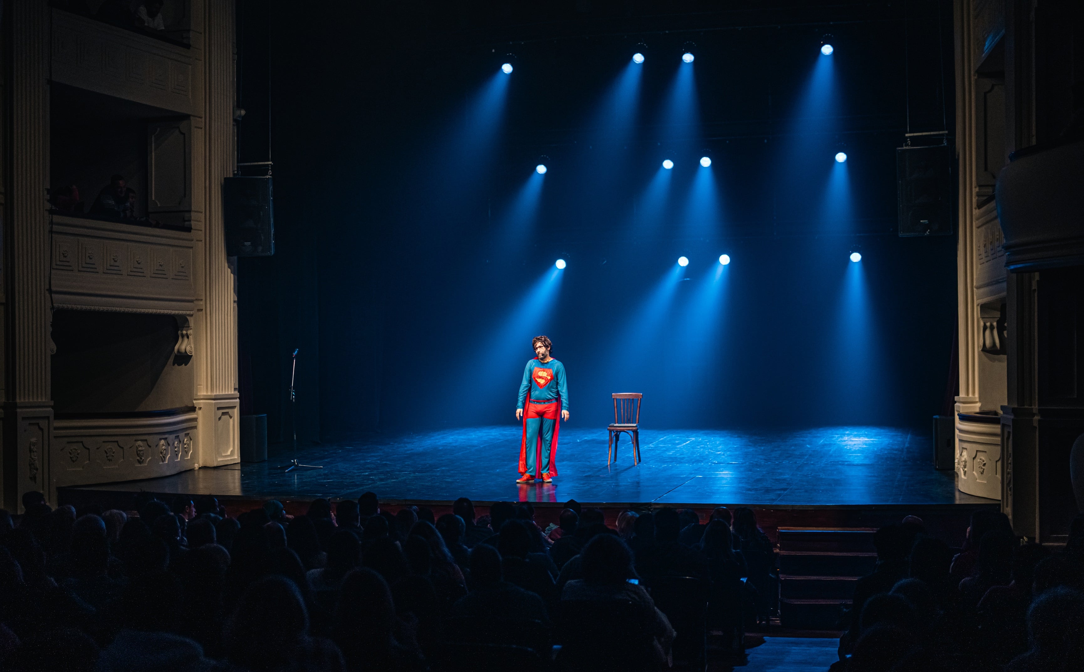 El actor lleva tres temporadas ininterrumpidas con su show "Monólogos Heroicos".