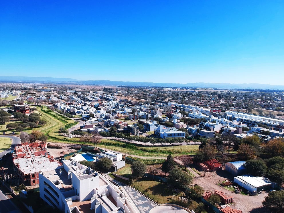 Vista aérea de Manantiales