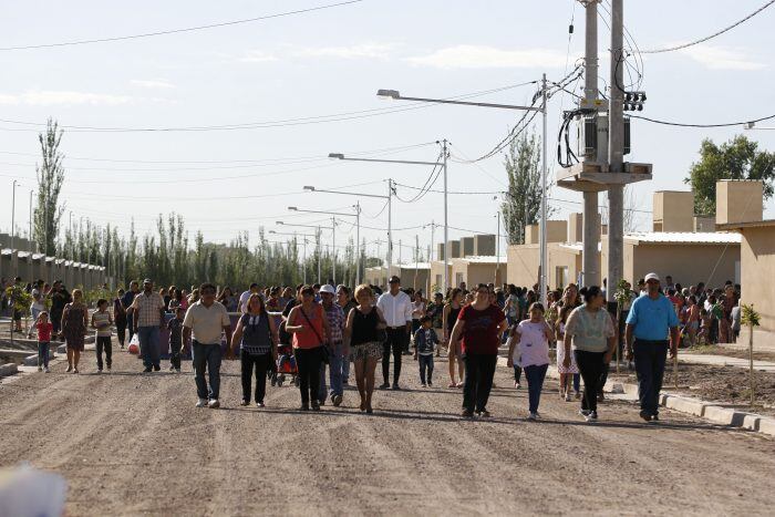 Más de 200 casas forman parte del barrio Néstor Kirchner ubicado en la ciudad de San Martín.