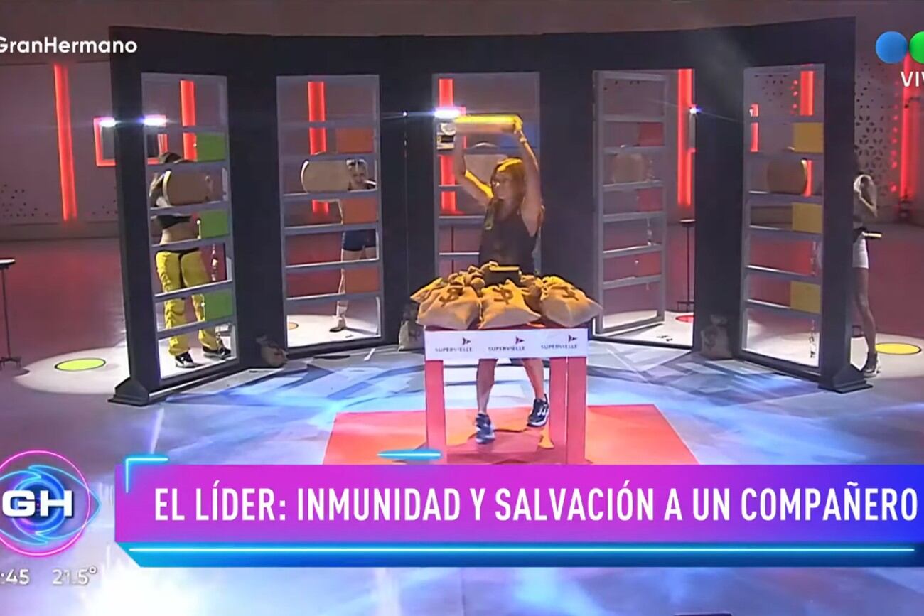 Gran Hermano: qué participante ganó la primera inmunidad de la semana (Captura de pantalla)