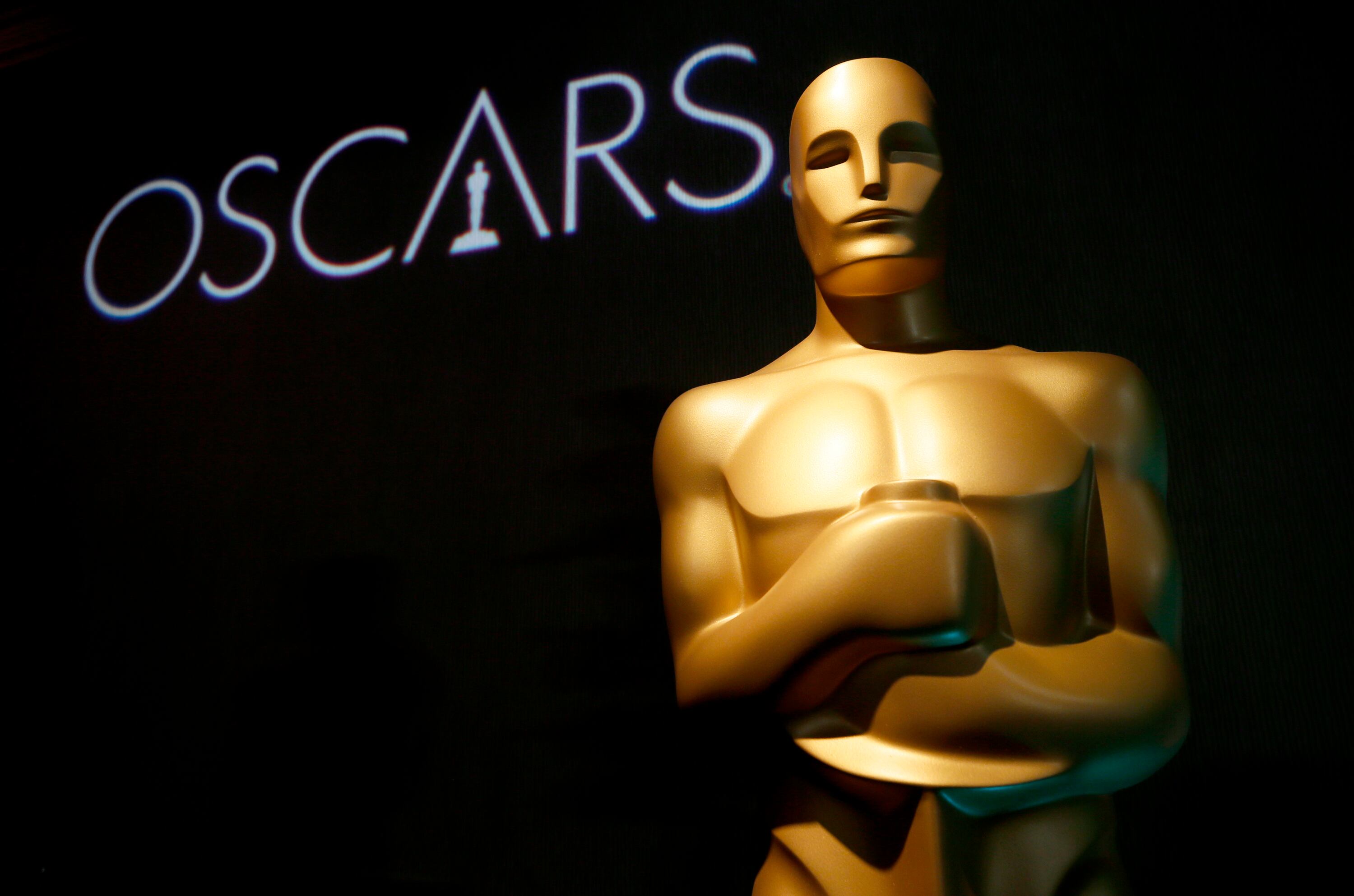 ARCHIVO - Una estatua del Oscar en el 91o almuerzo de nominados a los Premios de la Academia, el 4 de febrero de 2019, en Beverly Hills, California. (Foto Danny Moloshok/Invision/AP, archivo)