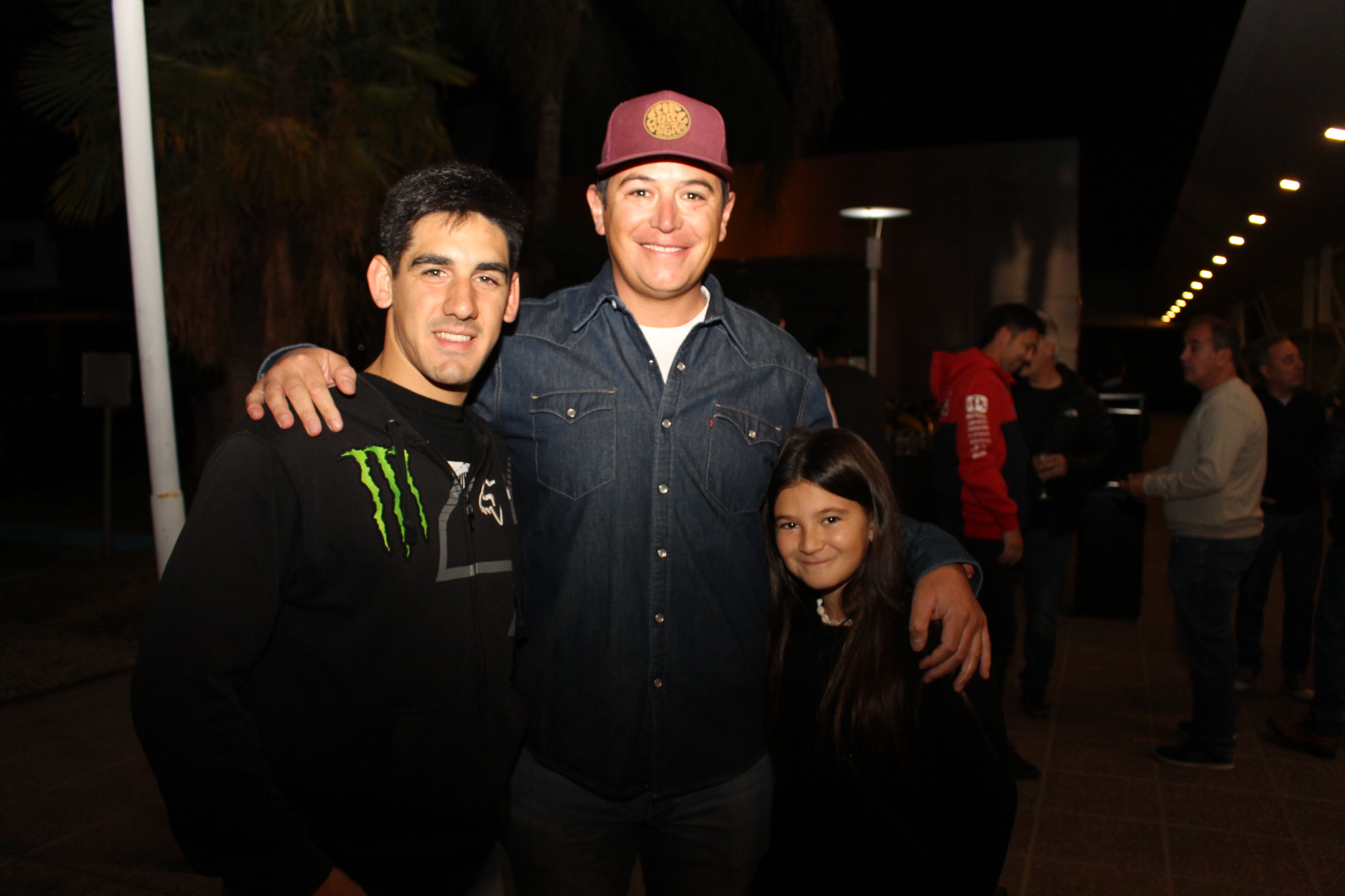 Pablo Arenas, Iván Ferrer y Guadalupe.