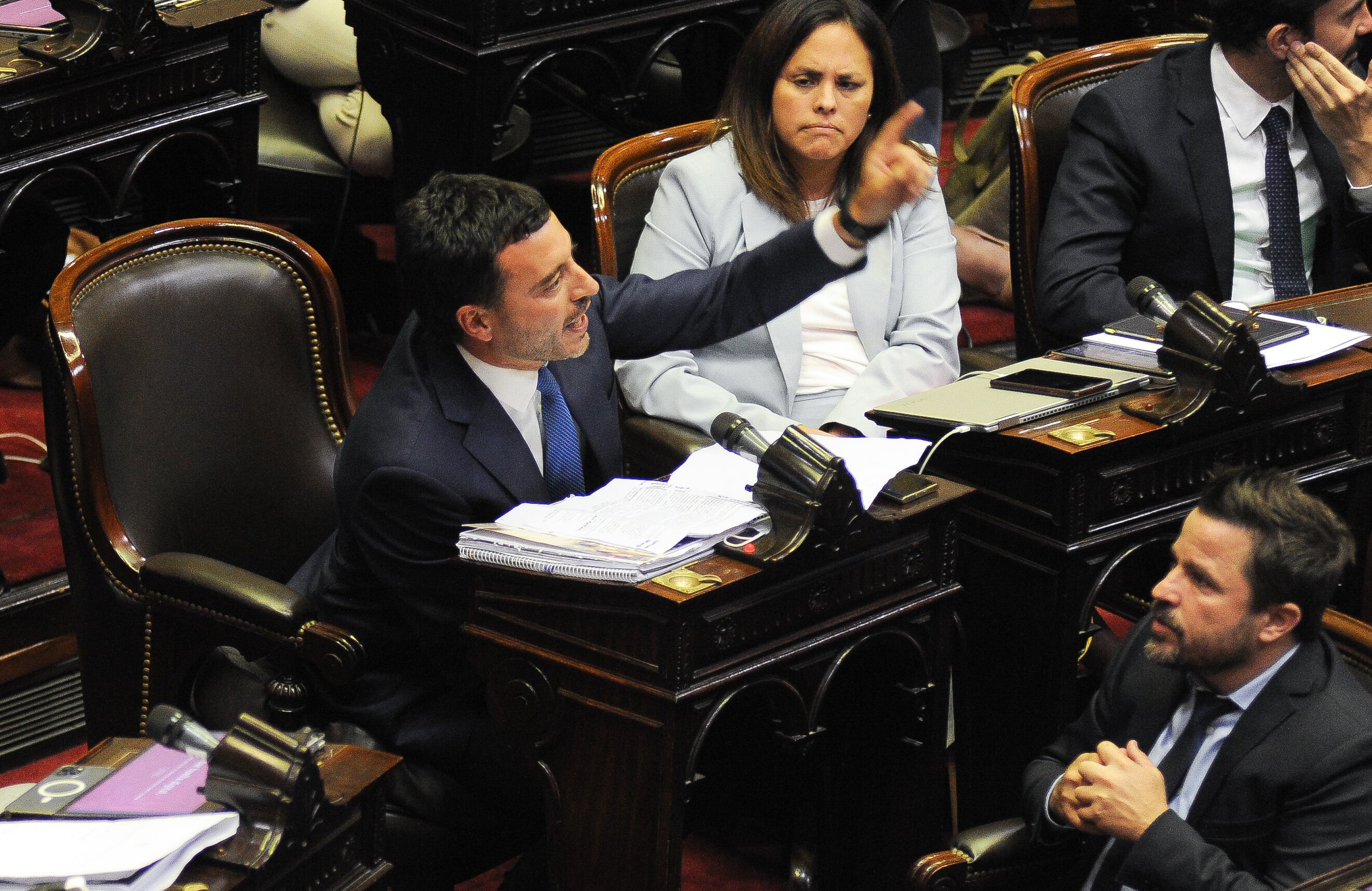 Rodrigo de Loredo, jefe del bloque de diputados nacionales de la UCR. Foto: Federico Lopez Claro