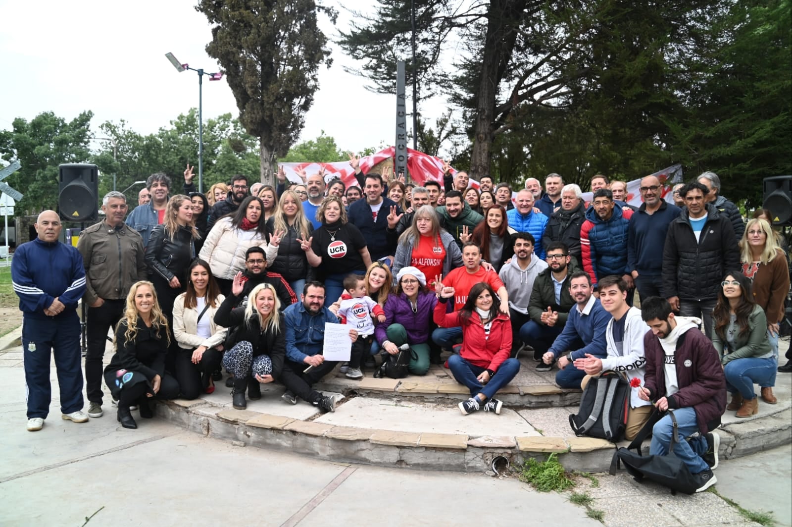 La UCR provincial rindió homenaje a los 39 años del triunfo de Ricardo Alfonsín.