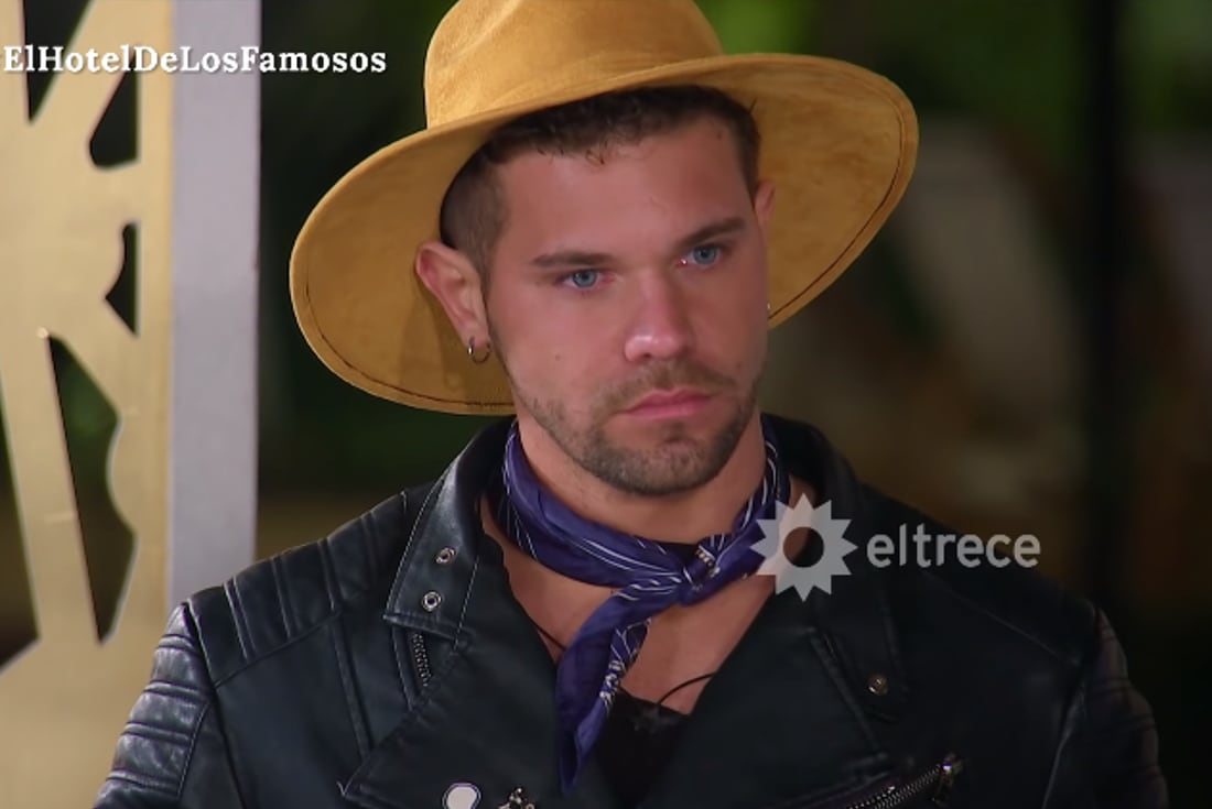 Locho Loccisano en "El hotel de los famosos". (Captura Youtube)