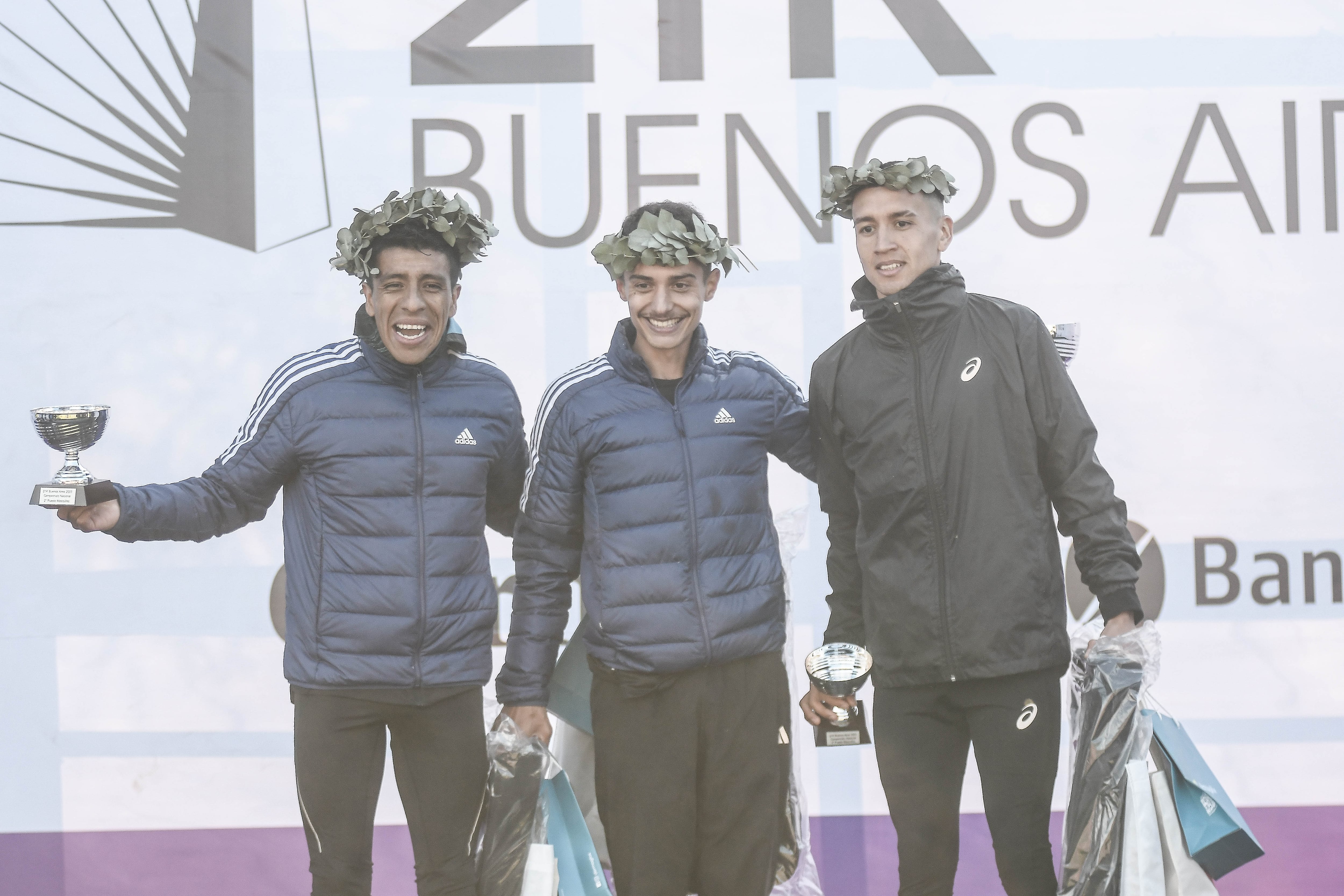 Maraton 21k  en la ciudad de Buenos Aires Adidas
 El podio argentino liderado por Ignacio erario , david rodriguez y Fabian Manrique
Foto Federico Lopez Claro