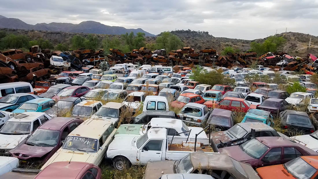 Compactarán 20 mil autos y mudarán la playa San Agustín. Foto: Gobierno de Mendoza. 