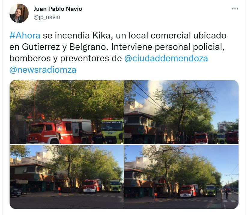 Incendio en Ciudad