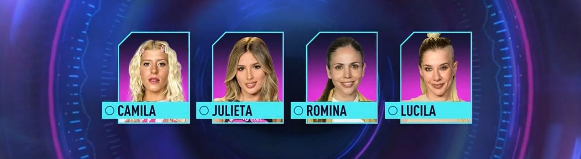 Los cuatro nominados de Gran Hermano