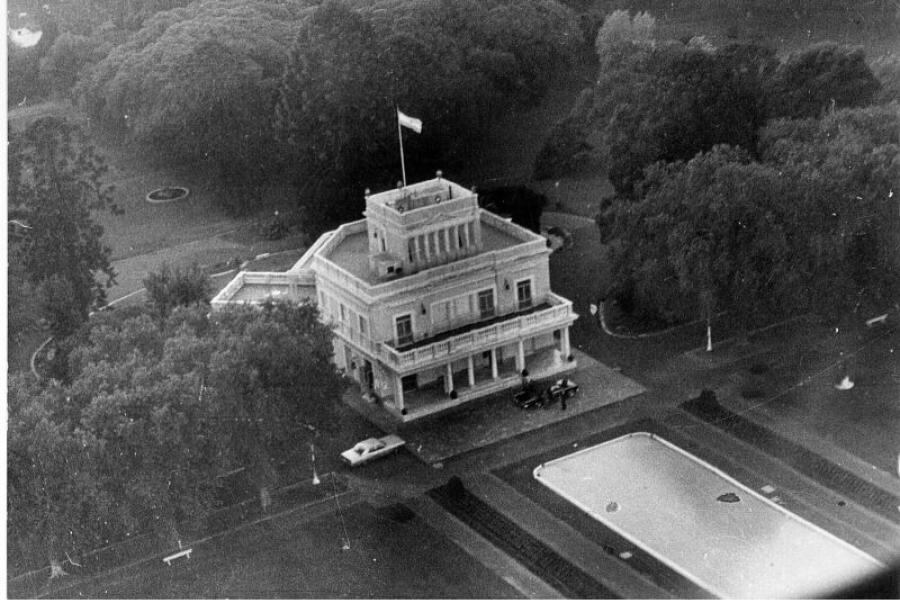 Así es la residencia presidencial.