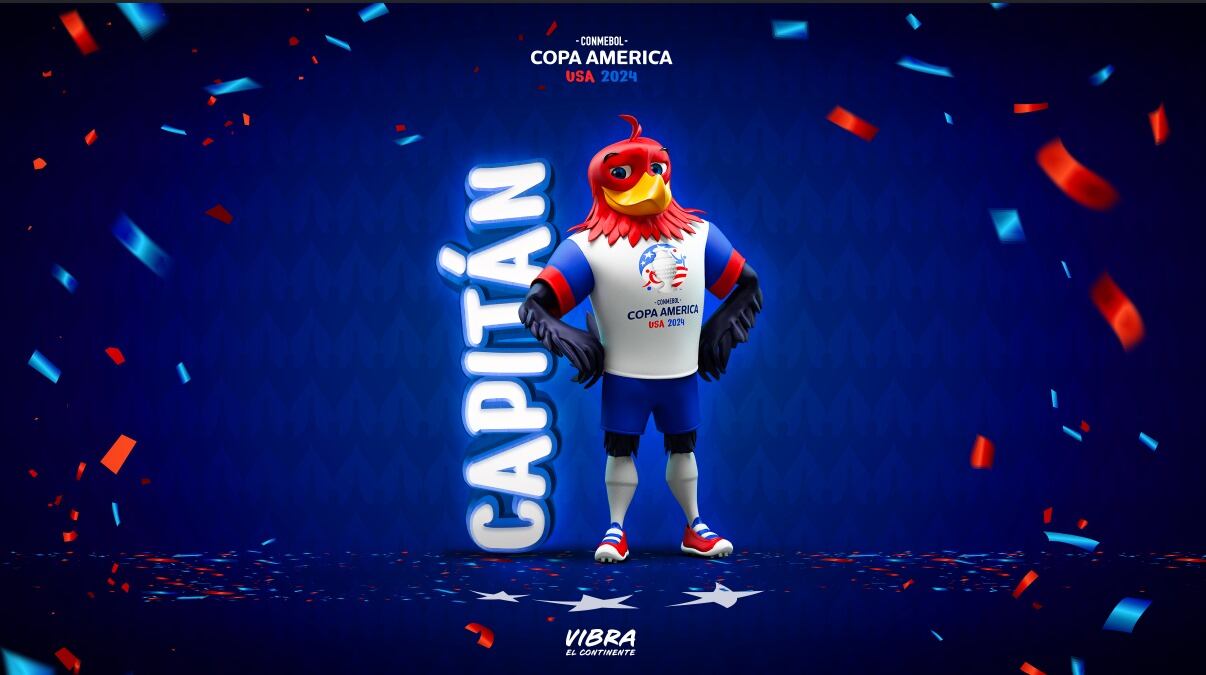 La mascota de la Copa América 2024. (Conmebol).