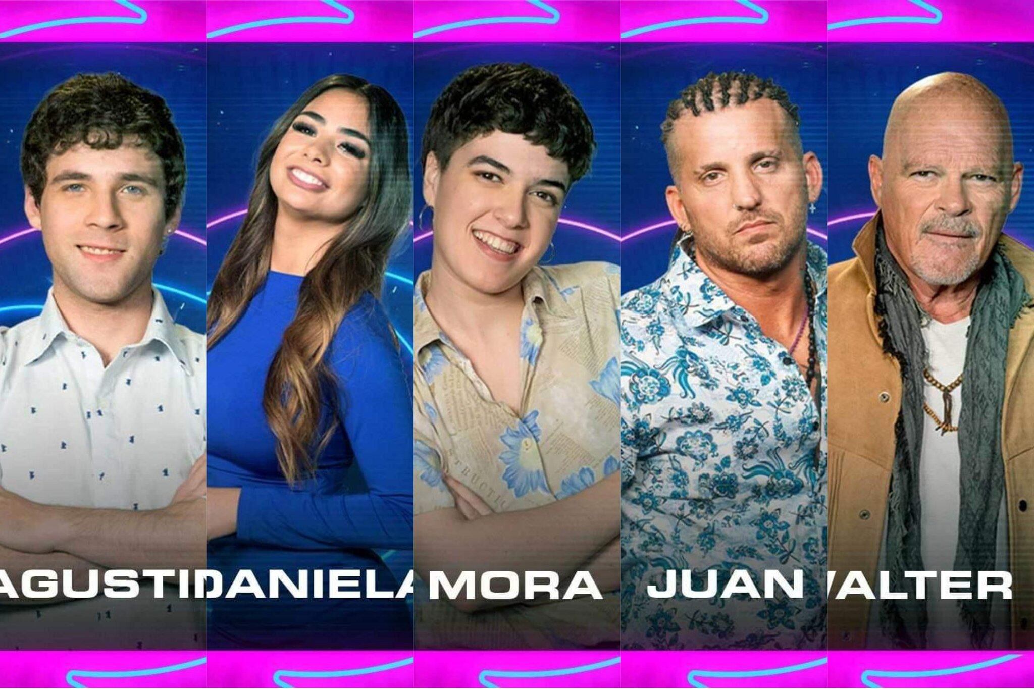 Los 5 nominados en Gran Hermano