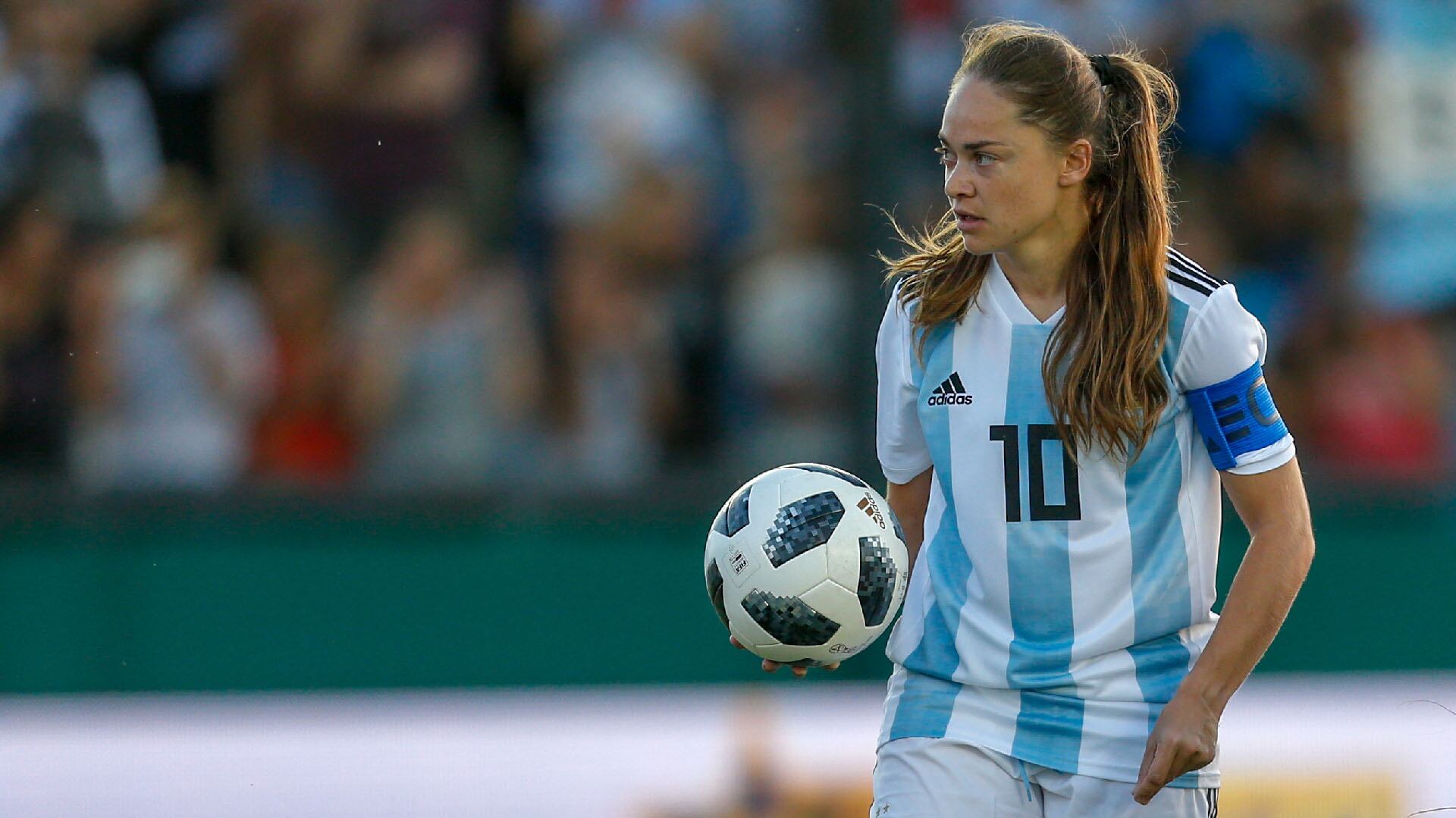 Estefanía Banini, una de las cartas de ataque de la Selección Argentina. 