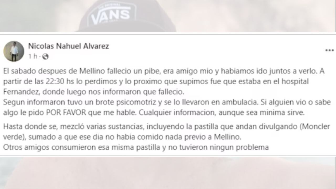 El testimonio de un amigo de Leandro. 