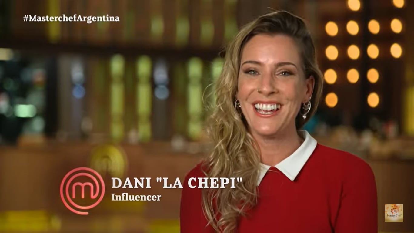 Dani "La Chepi" despidiéndose de Masterchef