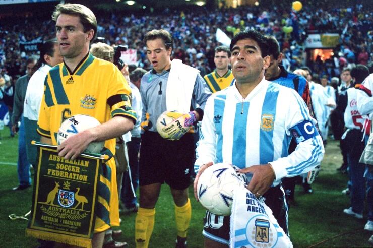 Argentina vs Australia: el milago de “Ba-Ba” en el repechaje, el ruego a Maradona y el “café veloz”. Foto: Twitter @puenteadrian