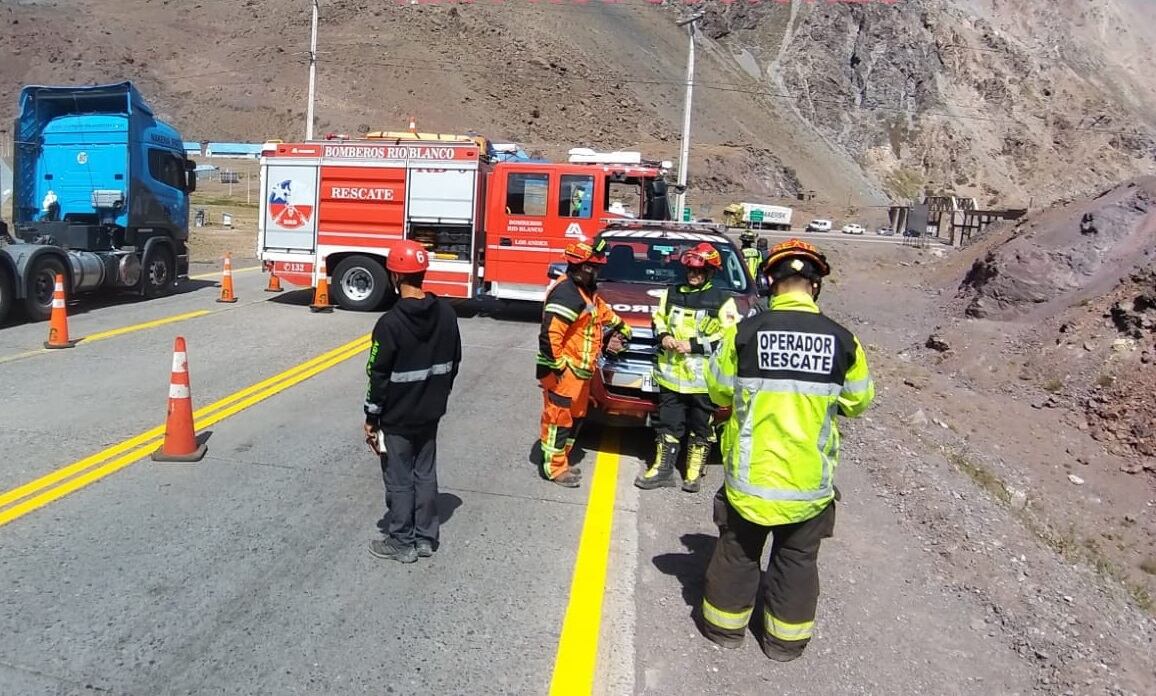 Dos mujeres que regresaban de Mendoza murieron al desbarrancar en la ruta a Chile. | Foto: Prensa Gendarmería Nacional 