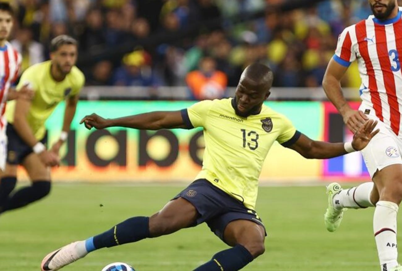 Enner Valencia tuvo la victoria en sus pies, pero perdió en el mano a mano. /Foto: Web