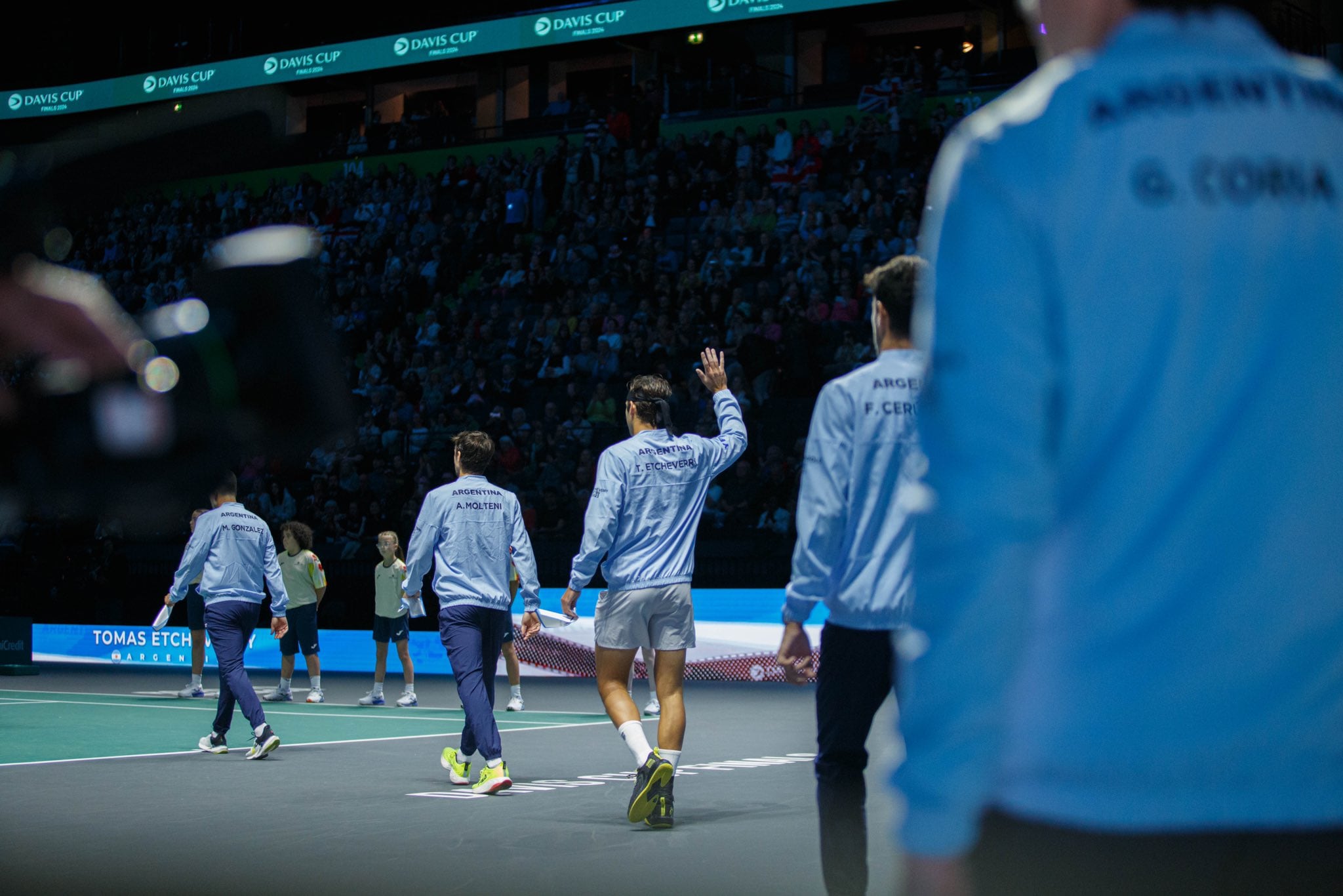 Argentina juega en la Copa Davis (AAT)