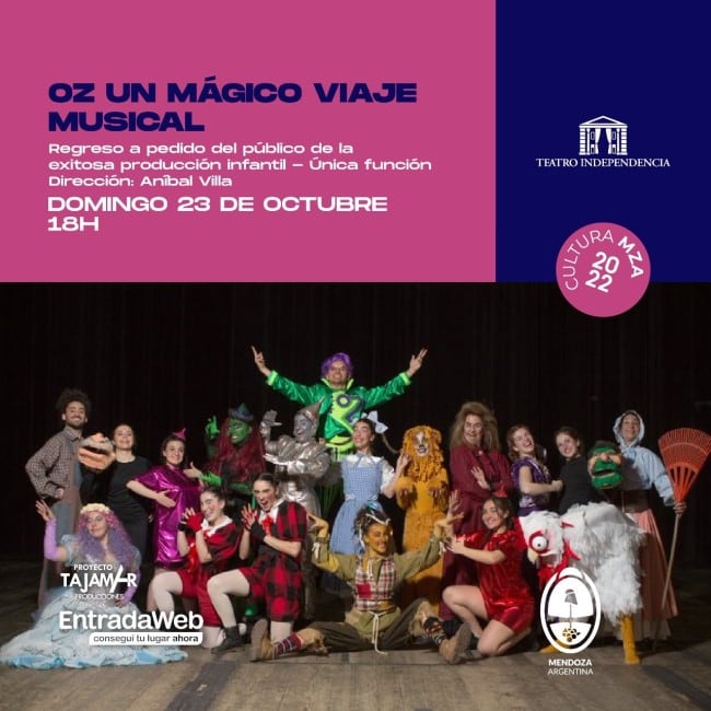 Oz, un mágico viaje musical.