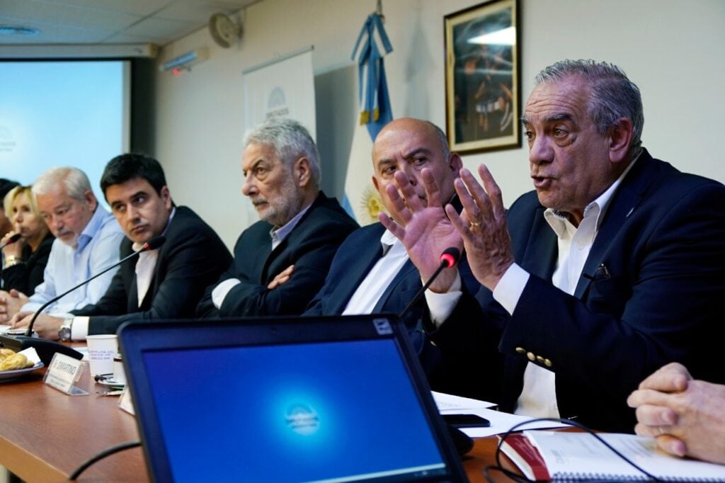 Carlos Iannizzotto, presidente de Coninagro, en la Cámara de Diputados de Nación