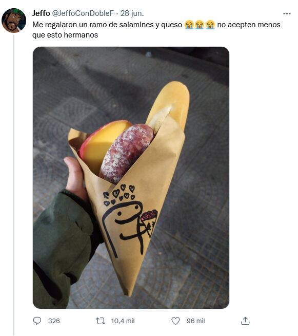 Un joven compartió el llamativo regalo que recibió y se hizo viral.