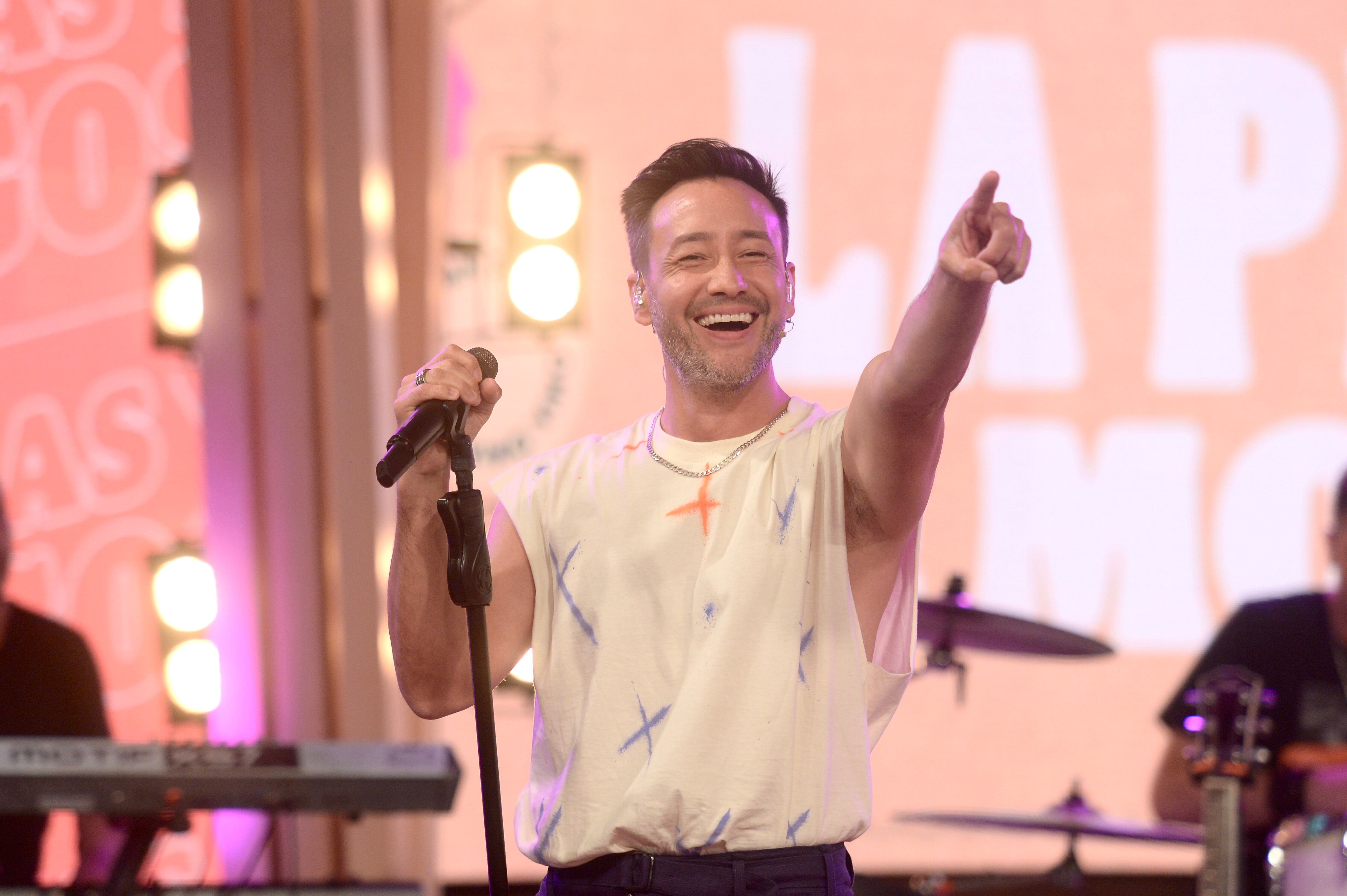 Luciano Pereyra en el regreso de La peña de morfi a Telefe (Foto: Adrián Díaz / Telefe)