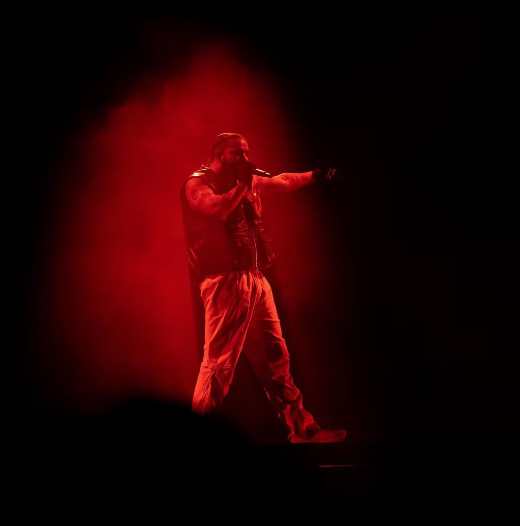 La polémica pasada de Drake en Lollapalooza Argentina. / Archivo