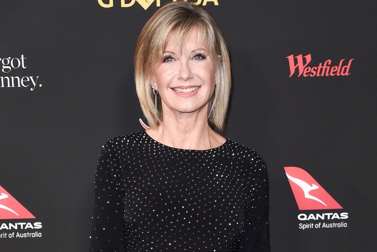 Olivia Newton-John en una de sus últimas apariciones públicas en el 2018 (AP).