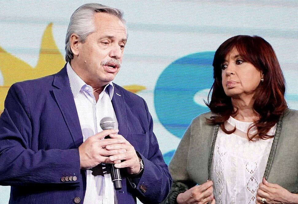 Cristina y Alberto Fernández.