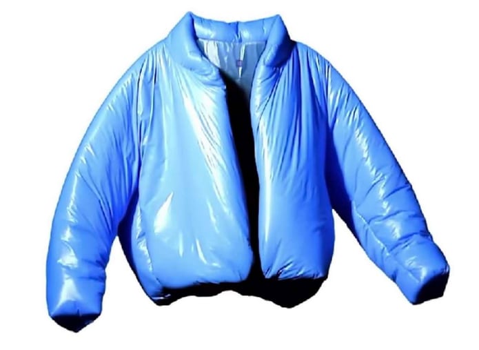 Campera puffer azul eléctrico, de Gap