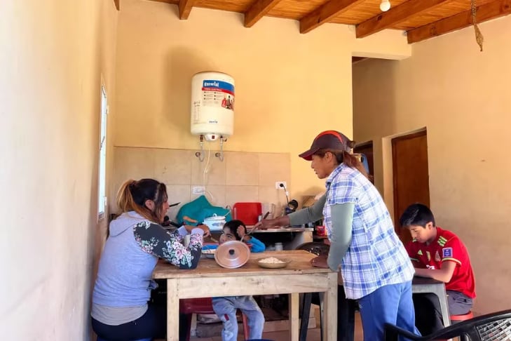 La familia de Humberto. Foto: La Nación