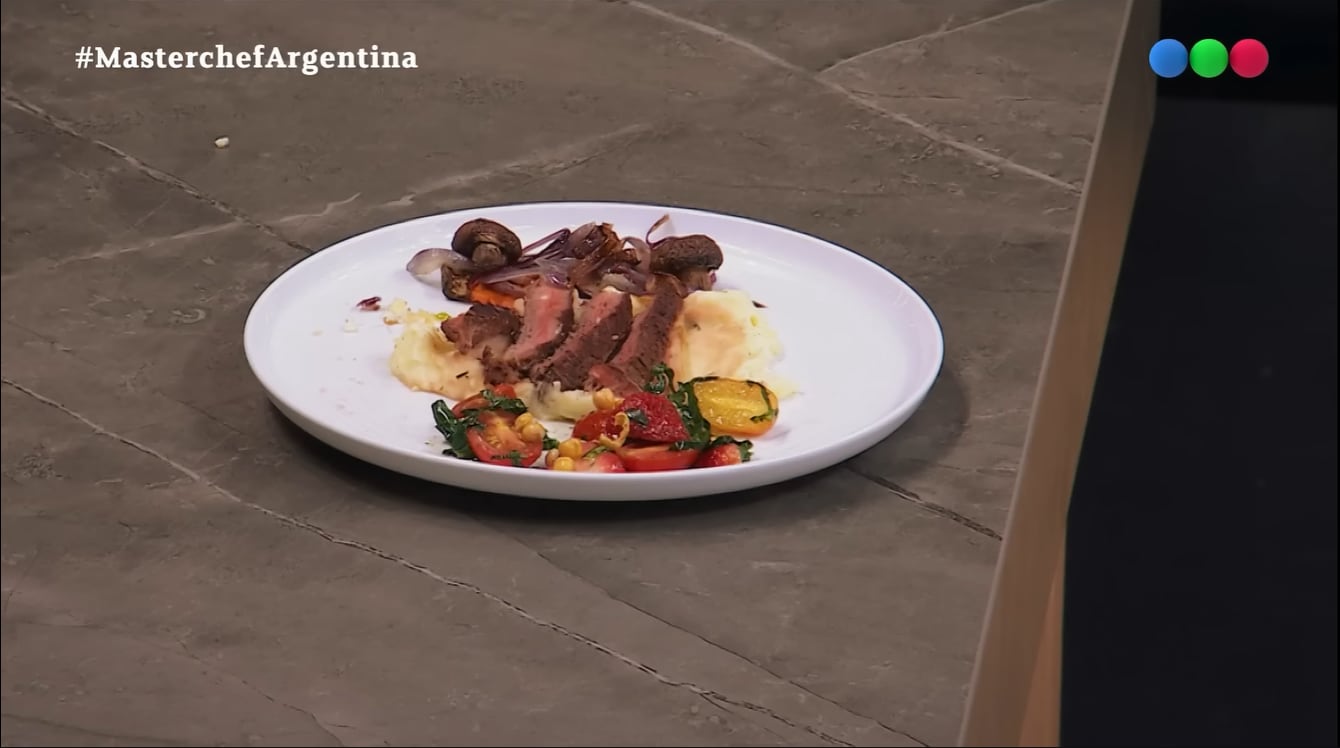 El plato de Aquiles que no convenció al jurado en una noche de comida saludable