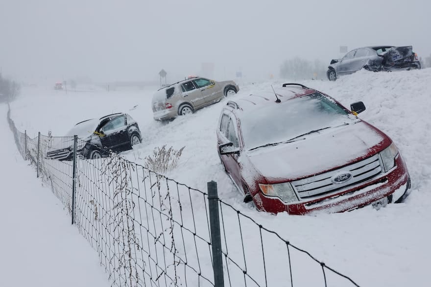 Estados Unidos en alerta por frío extremo y tormentas de nieve: afecta a más de 60 millones de personas