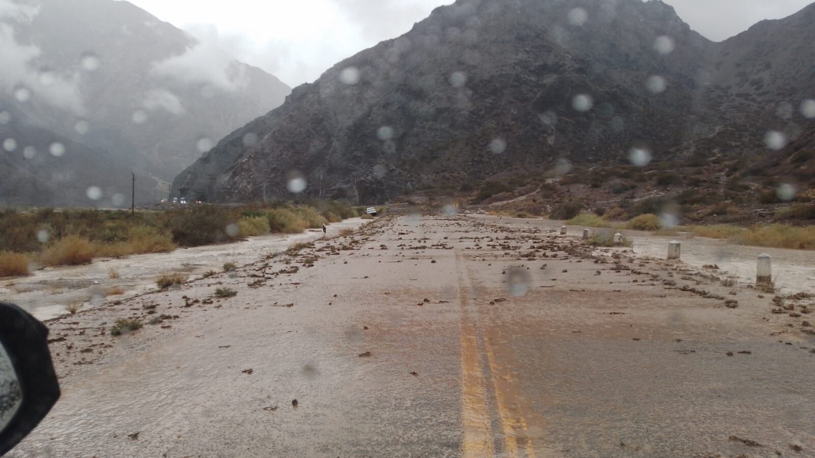 Ocurrió a la altura de Cerro Negro, entre Potrerillos y Uspallata - Foto Gendarmería Nacional