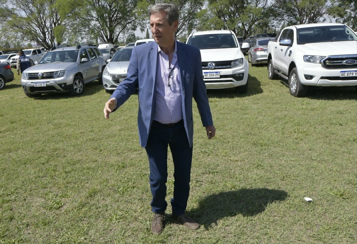 Emir Félix en el acto de Sergio Massa en Mendoza - Orlando Pelichotti / Los Andes