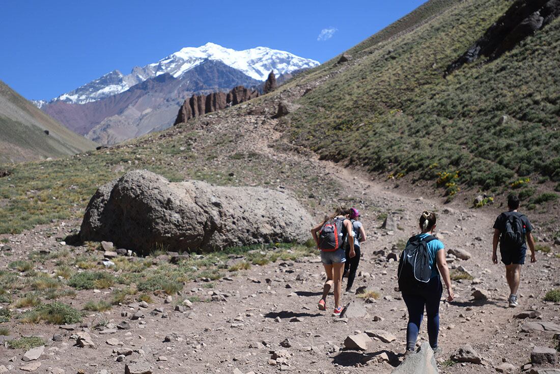 Este año la temporada de ascenso se extenderá durante 45 días. Foto: Claudio Gutiérrez / Los Andes. 