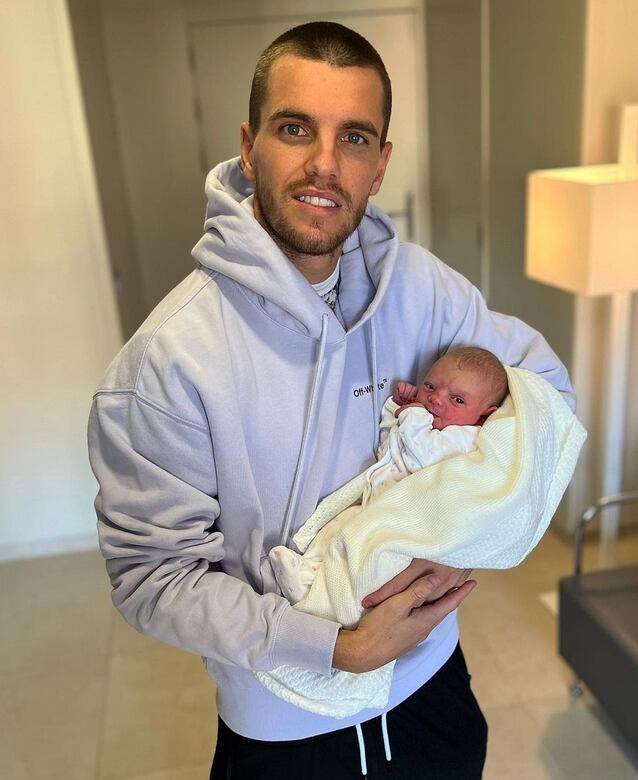 Giovani Lo Celso fue papá y compartió su alegría en las redes sociales. Instagram.